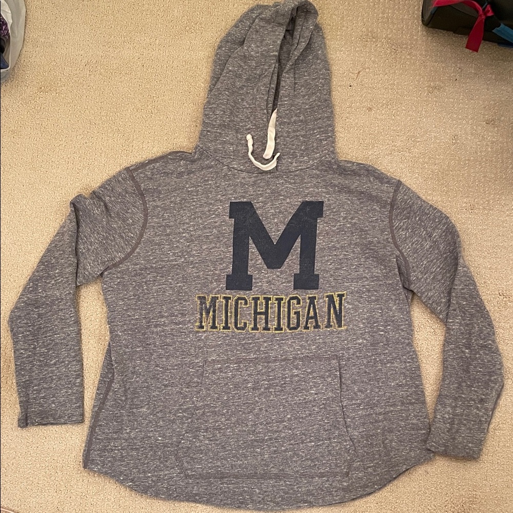 Michigan Wolverines Grey Hoodie